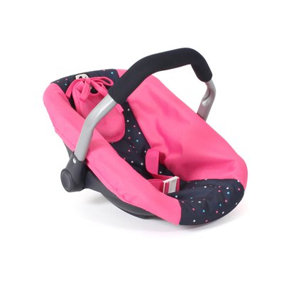 Siège auto pour poupées Rose à pois BAYER CHIC 2000