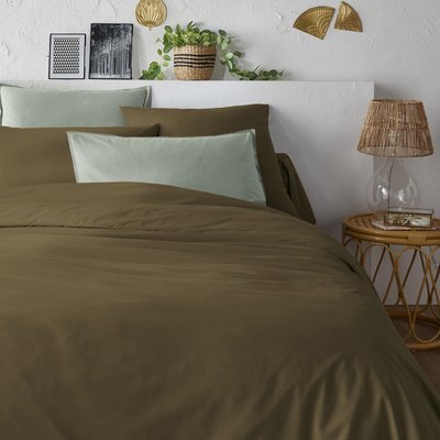 Housse de couette unie percale coton bio Scenario LA REDOUTE INTERIEURS