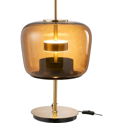 Lampe led en verre  design ambiance chaleureuse RECOLLECTION