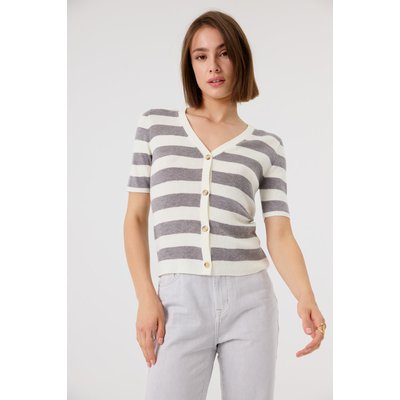 Cardigan à rayures intemporel CHAFIA ARTLOVE