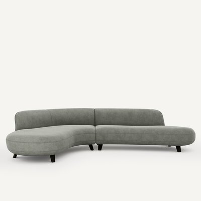 Canapé d’angle velours stonewashed, Rosebury AM.PM