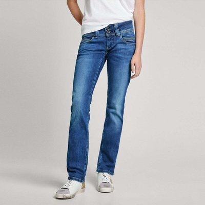 Jean droit taille basse, double boutonnage VENUS PEPE JEANS