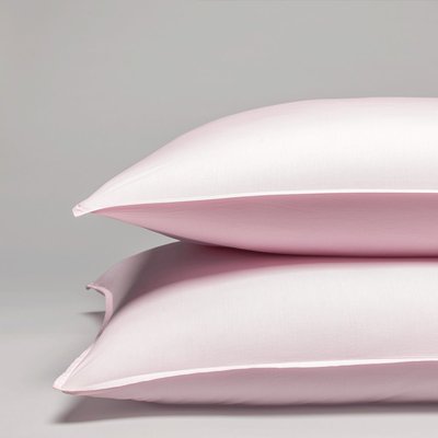Taie d'oreiller percale de coton lavé 120 fils - 300tc PARIS COTTON & CO