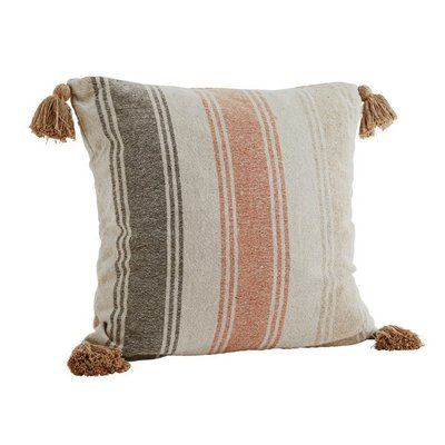 Housse coussin coton rayé MADAM STOLTZ
