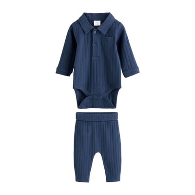 Ensemble polo, body et legging bébé NEXT