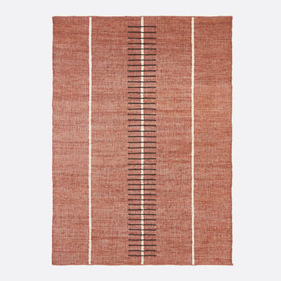 Tapis en jute et coton, motif lignes, Calvy LA REDOUTE INTERIEURS