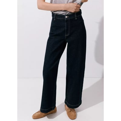 Jean style jupe-culotte Catherin taille haute MANGO