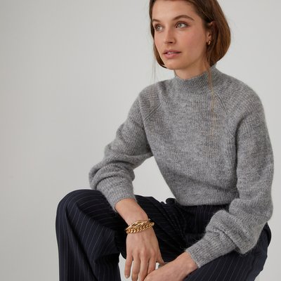 Pull gris large femme La Redoute
