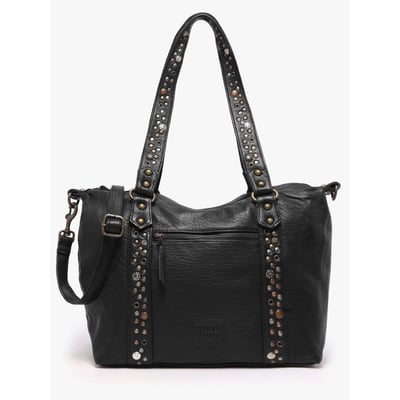 Sac porté épaule Brooklyn cuir BASILIC PEPPER