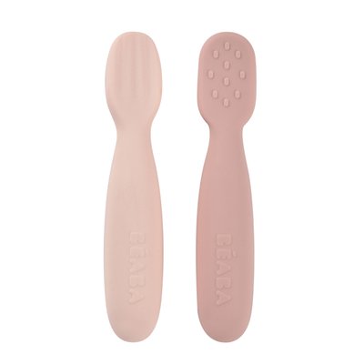 Lot de 2 pré-cuillères en silicone - Barbe à papa/Guimauve BEABA