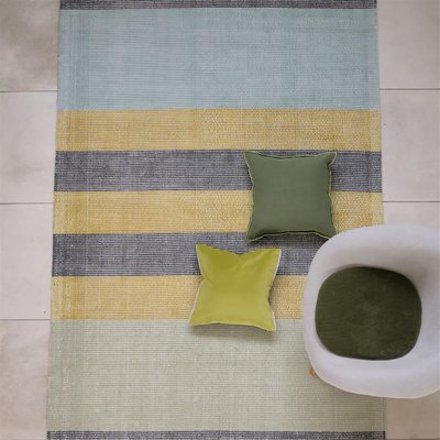 Tapis salon et chambre fait à la main en viscose motif abstrait UN AMOUR DE TAPIS