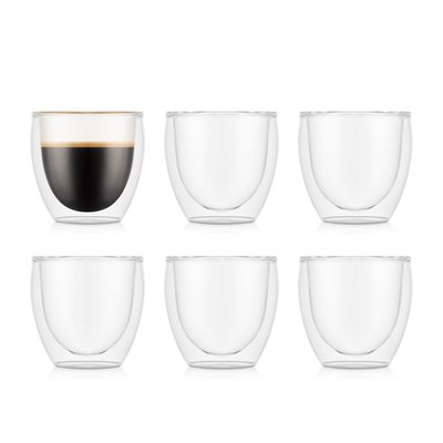 Bodum 0.08 L Transparent PAVINA Set 6 verres BODUM