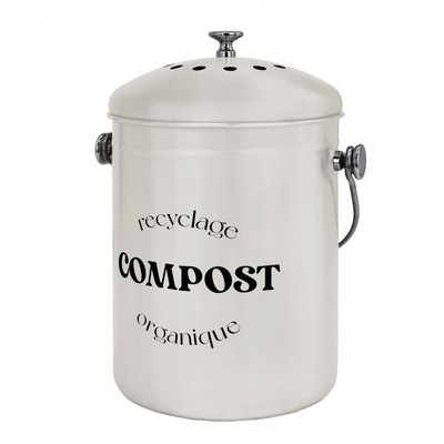 Composteur de cuisine rond LINXOR