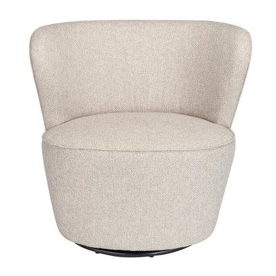 Fauteuil pivotant tramé lin Barnabé SIGNATURE