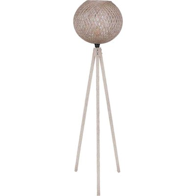 Lampadaire en MDF et jute Carmen HANAH HOME