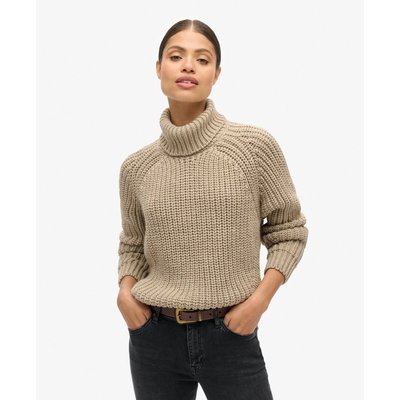 Pull ample en maille à col roulé SUPERDRY