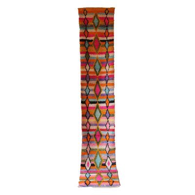 Tapis de couloir berbère marocain pure laine 73 x 390 cm AFK LIVING
