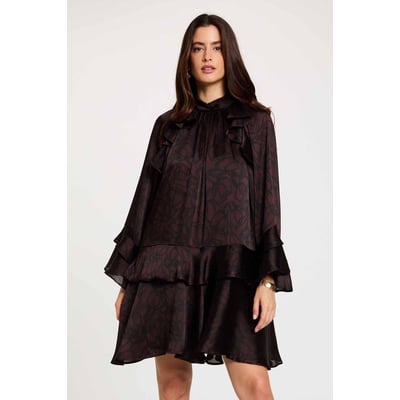 Robe courte col montant MORGAN