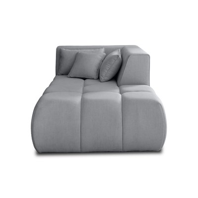 Module d'assise méridienne droit en Tissu - CARACAS LISA DESIGN