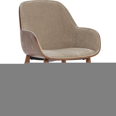 Chaise vintage enveloppante avec accoudoirs RECOLLECTION