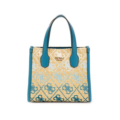 Mini Sac À Main Silvana En Raphia Logo 4G GUESS