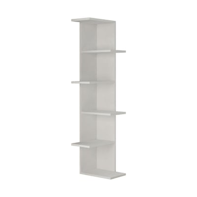 Etagère d'angle 6 tablettes blanc H141 cm - Saso CALICOSY