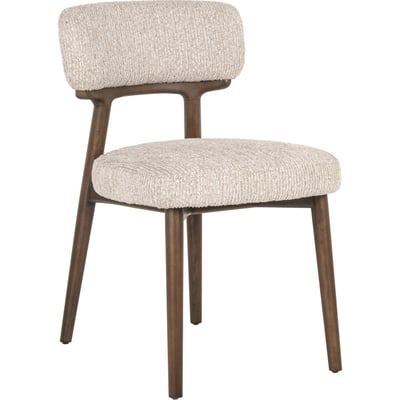 Chaise de salle à manger en bois et tissu (lot de 2) RECOLLECTION