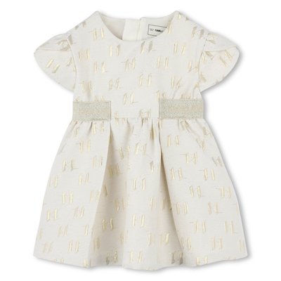 Robe de cérémonie en jacquard KARL LAGERFELD KIDS