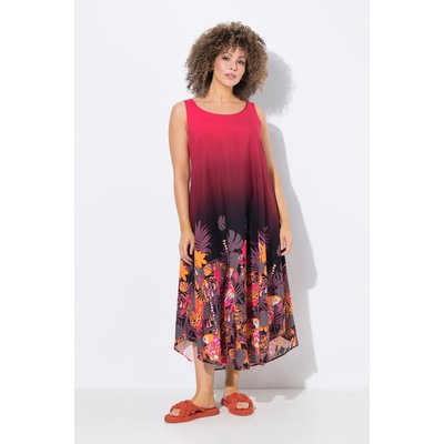 Robe midi sans manches, imprimé perroquets ULLA POPKEN