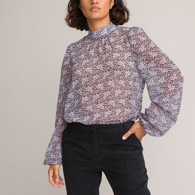 Blouse col montant matelassé, manches longues LA REDOUTE COLLECTIONS