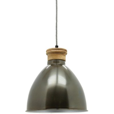 Suspension en métal et bois naturel sculpté AUBRY GASPARD