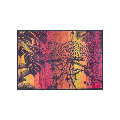 Tapis decor caoutchouc & nylon PANTHERE GARNIER-THIEBAUT