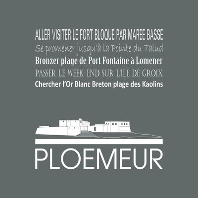 Tableau Mural Ploemeur RÉGIONALISME CEANOTHE