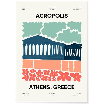 Affiche Grèce Acropolis L'AFFICHERIE
