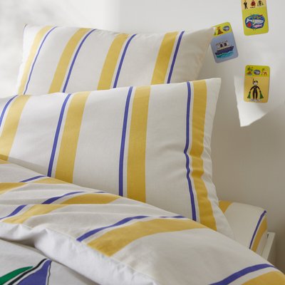 Funda de almohada infantil en algodón lavado, Labhar LA REDOUTE INTERIEURS