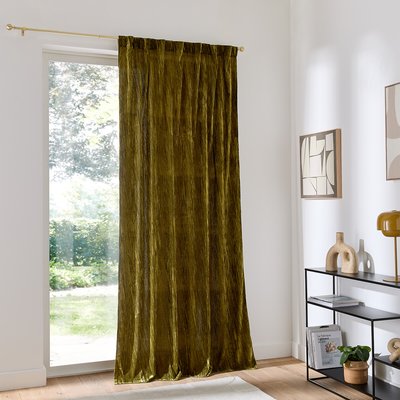 Susana Velvet Panne Curtain with Hidden Tabs LA REDOUTE INTERIEURS