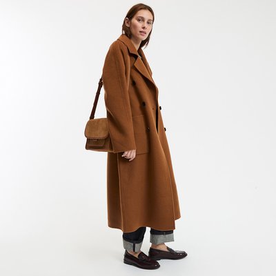 Signatures Martial Oversize Coat in Wool Mix LA REDOUTE COLLECTIONS