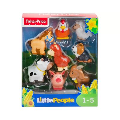 Coffret animaux little people® fisher-price®, pack 8 figurines FISHER PRICE
