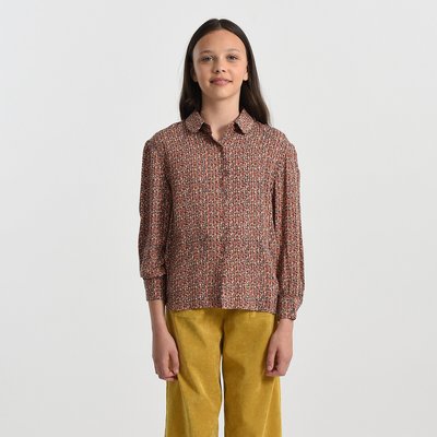 Blouse manches longues bouffantes imprimée MINI MOLLY