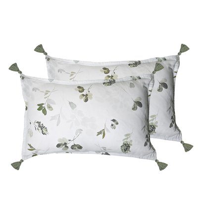 Lot de 2 housses de coussin gaze de coton LOLA LOFT SENSEI MAISON