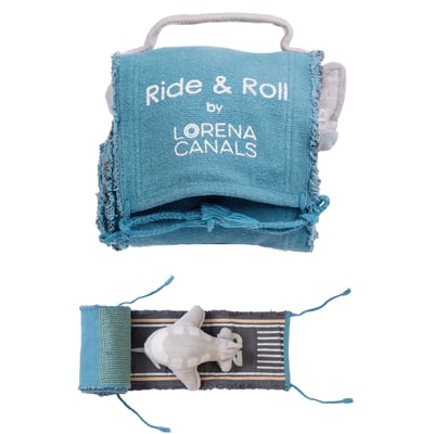 Jeu textile, avion et piste d'atterrissage RIDE&ROLL LORENA CANALS