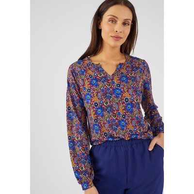 Tee-shirt col tunisien DAMART