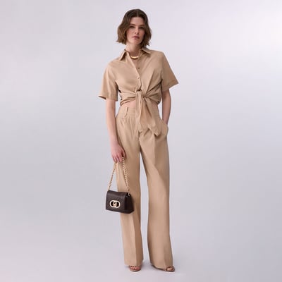 Pantalon droit en popeline LIU JO