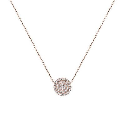 Collier en argent 925 et oxyde de zirconium SQUARE
