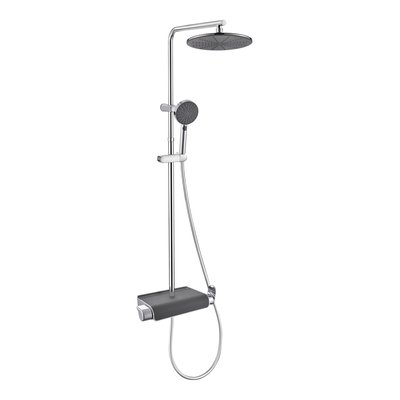 Colonne de douche chromé en abs, EASY SENSEA
