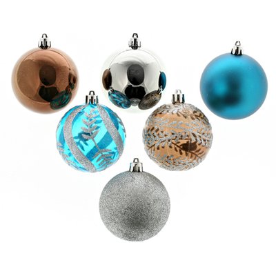 Lot De 6 Boules De Noël ATMOSPHERA