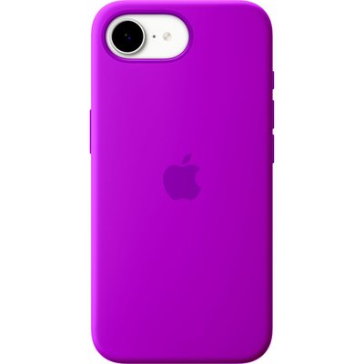 Coque iPhone 16e silicone Fuchsia APPLE