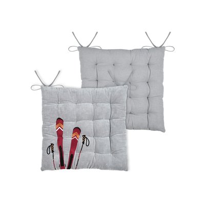 Galette de chaise ski en coton LOVELY CASA