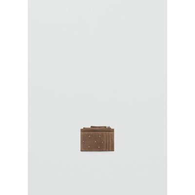 Porte-monnaie cuir clouté MANGO TEEN