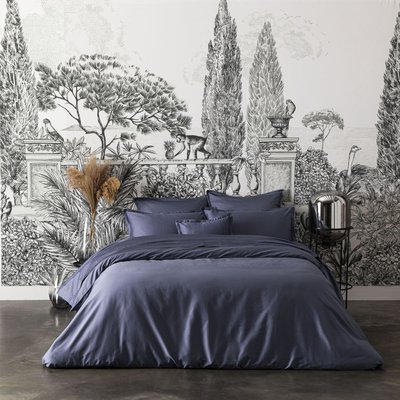 Housse de couette unie en satin de coton bio, TEOPHILE ALEXANDRE TURPAULT